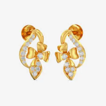 White Gold Earring